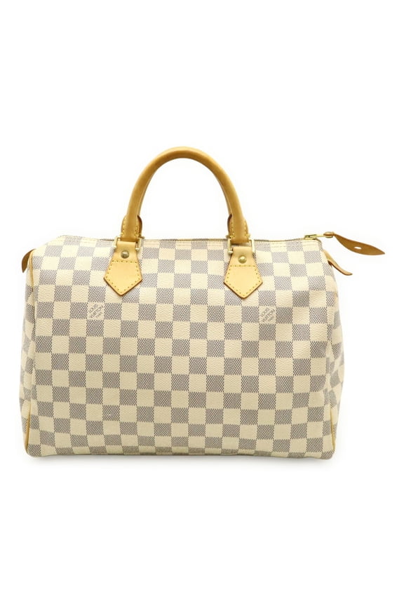 Pre-Owned LOUIS VUITTON Damier Azur Speedy 30 Handbag N41533