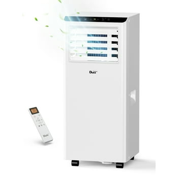 DuraComfort 8000BTU Portable Air Conditioner for Room up to 230 Sq.Ft, 3-in-1 AC Unit 5100BTU (SACC), Cooling, Dehumidifying, Fan