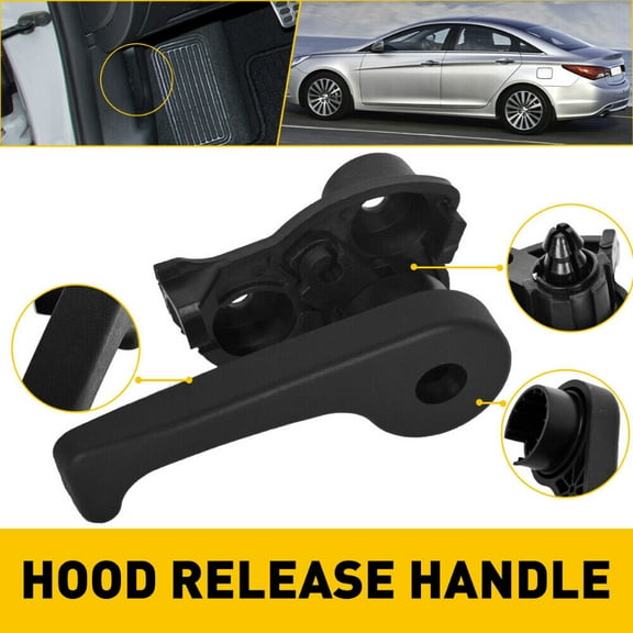 81181-2B000 Hood Latch Release Handle & Base Fit for Hyundai Sonata Kia Optima