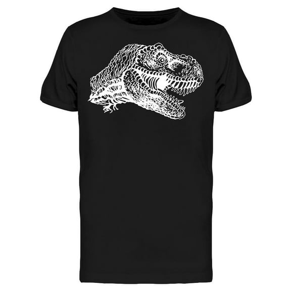 Graphic Portrait T Rex Profile Tee Men's -Image by Shutterstock