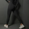 thumbnail image 2 of Gyexs Scrunch Butt Leggings for Women Seamless High Waisted Workout Yoga Pants Activewear Leggings (Black, Size M), 2 of 7