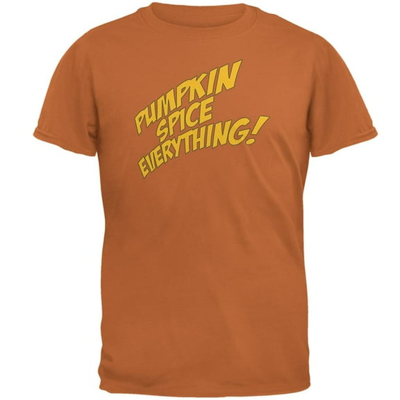 Autumn Fall Pumpkin Spice Everything Mens T Shirt
