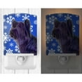 thumbnail image 2 of Caroline's Treasures SS4601CNL Skye Terrier Winter Snowflakes Holiday Ceramic Night Light, 6x4x3", multicolor, 2 of 2
