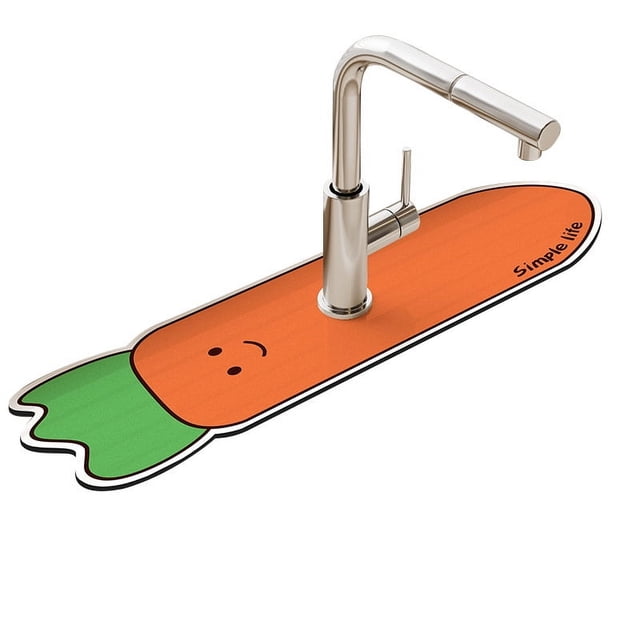 Super Absorbent Sink Faucet Mat Kitchen Diatom Mud Drain Pad Table Mat Toilet Pad Non-slip Anti-mildew Mat Countertop Dining