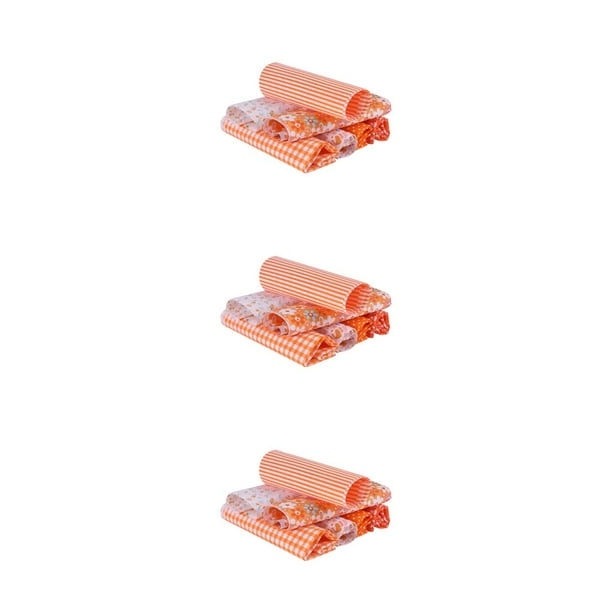 Toystoory Paquete de 7 telas de algodón de tejido liso, costura profesional, tela con estampado Floral, costura para el hogar, hecho a mano Type1 NO1 Toystoory CBP005417