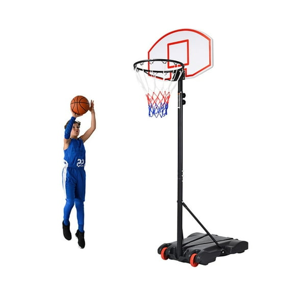 GVN Basketball Hoop,Basketball Hoop System,Adjustable Basketball Hoop System Stand with Wheels