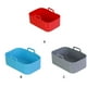 thumbnail image 3 of Ounissouiy Freidora de aire, bandeja de silicona, cesta, barra, olla para microondas, revestimiento de placa, lavable, reutilizable, bandeja para hornear, Herramientas y accesorios para hornear Azul Ounissouiy HA067250-03, 3 of 6