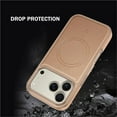 thumbnail image 3 of Case For IPhone 17 Pro Max/17 Pro/17 Air/17, Magnetic Wireless Charging Case Leather Business Protection Cover Drop Shockproof Shell, 3 of 6