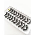 thumbnail image 1 of 10 Pares De Pestañas Postizas Naturales Largas De Maquillaje Visón 3d Extensión Para Belleza Gao Jiahui  unisex, 1 of 2