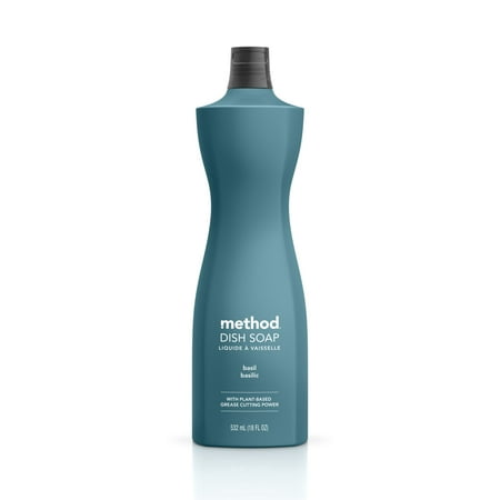 Method Dish Soap, Basil, 18 Ounce