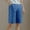 #3Dark Blue, variant on Byworldtasic Womens Shorts Women's Casual Soft Knit Elastic Waist Shorts Loose Fit Shorts with Drawstring
