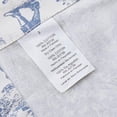 thumbnail image 4 of Victoria Parc Toile Tie-Up Valence Fenêtre Curtain, Bleu, 4 of 5