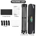thumbnail image 7 of SANOPY 10x10 Pop Up Canopy,Heavy Duty Canopy UPF 50+ All Season Wind Waterproof Commercial Outdoor Wedding Party Tents for Parties Canopy Gazebo with Carrying Bag, Black, 7 of 7