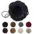 thumbnail image 2 of Chignon Synthétique Bouclé Élastique Extension de Cheveux Chignon Postiche, 2 of 8