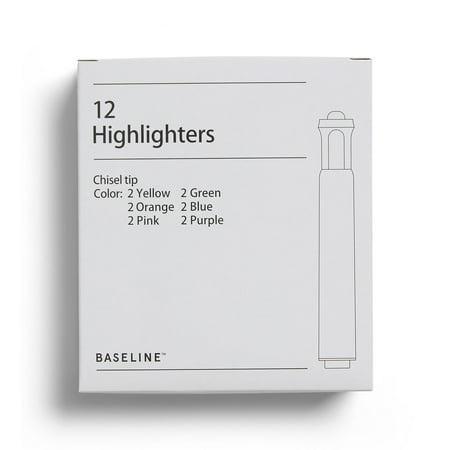 Staples Highlighters Chisel Tip Assorted 12/PK BL58131 (pack of 35) and pencils 