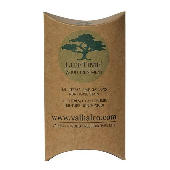 Valhalla Wood Preservatives LifeTime Wood Treatment Wood Finish, 1 Gallon
