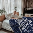 thumbnail image 3 of Truck Driver Gifts for Men, Truck Driver Appreciation Gifts, Cool Trucker Gifts for Men/Dad, Gifts for Truck Drivers Men, Trucker Gift Ideas, Truck Driver Throw Blanket Truck Driver Inch, 3 of 7