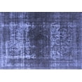 thumbnail image 1 of Ahgly Company Machine Washable Indoor Rectangle Oriental Blue Industrial Area Rugs, 5' x 7', 1 of 4