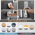 thumbnail image 3 of Toothpaste Dispenser Wall Mounted for Bathroom Automatic Toothpaste Squeezer for Kids and Adult (Black-1Pcs), 3 of 16