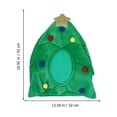 thumbnail image 3 of 1 gorro navideño con forma de árbol de Navidad, adorno para festival, accesorio para fiesta navideña., 3 of 5