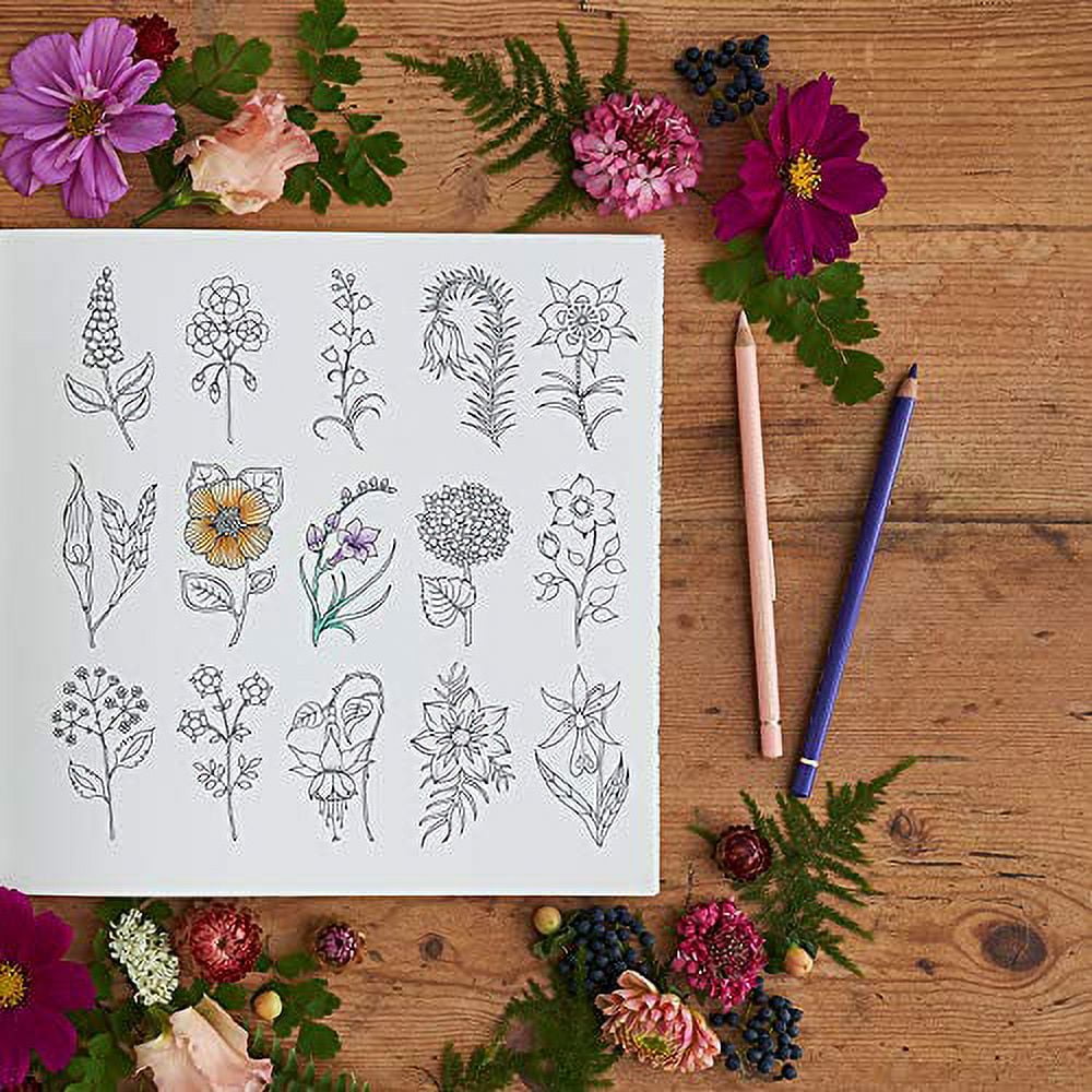 World Of Flowers : A Coloring Book & Floral Adventure - By Johanna