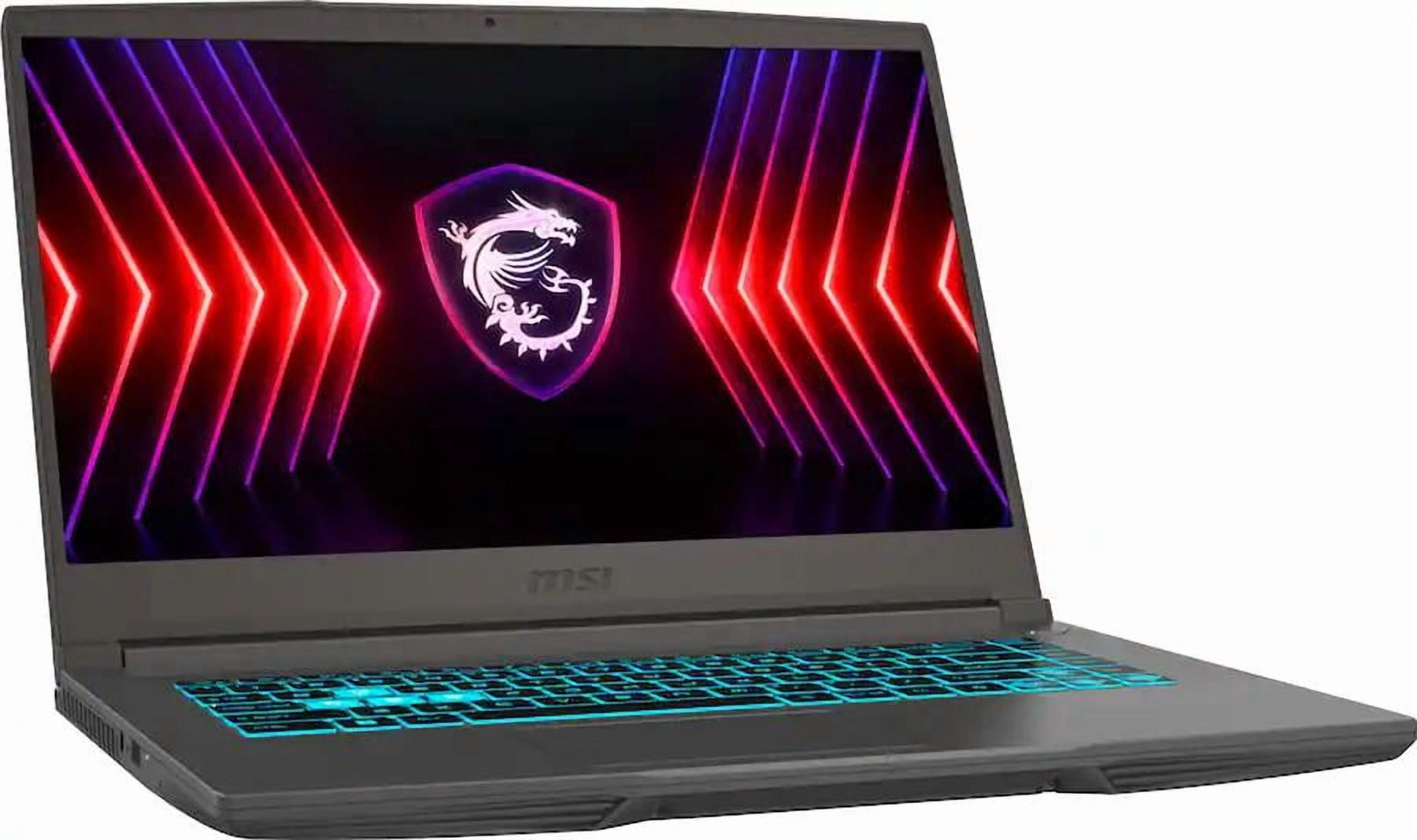 MSI - THIN A15 15.6" 144Hz FHD Gaming Laptop - AMD R5-7535HS - GeForce RTX 4050 - 8GB Memory - 512GBSSD - Black