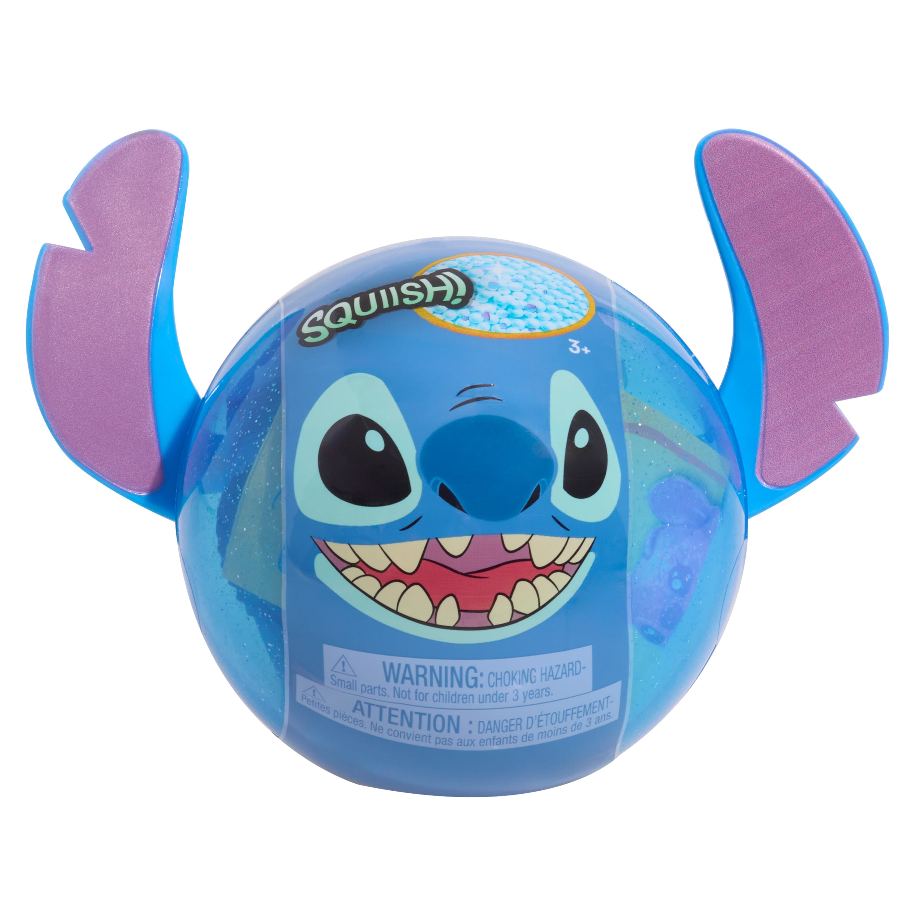 Disney Stitch Squish-a-Stitch Collectible Figures Series 2, Blind Capsule, Squishy Fidget Toys, Ages 3+