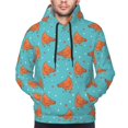 thumbnail image 2 of Bingfone Funny Chicken Men's Drawstring Hoodie Long Sleeve Pocket Sweatshirts-Large, 2 of 6