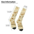 thumbnail image 2 of Gaeub Taco Tortillas Printed Design Socks Stretchy High Tube Socks for Men Women Teens , Softball Soccer Socks for Hiking, Sport, 2 of 6