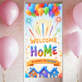 thumbnail image 4 of Decorative Design Welcome Home Balloon Backdrop Colorful Theme Family Reunion Banner for Homecoming Celebration Party Event, 4 of 7