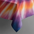 thumbnail image 5 of Rainbow Tie Dye Mandala Pattern Square Tablecloth,Waterproof Square Table Cover,Wipeable Spillproof Washable Table Cover for Home Kitchen Party Decor 52"x52"(132x132cm), 5 of 6