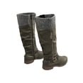 thumbnail image 3 of UKAP Women Winter Shoes Tall Riding Boots Knee High Boot Walking Fashion Green 7, 3 of 7