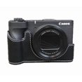 thumbnail image 1 of GadgetCom Camera Half Case Compatible with Canon PowerShot V1 , Anti-Slip PU Leather Shell Protective Cover, 1 of 6