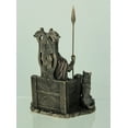 thumbnail image 3 of Veronese Design Resin Statues Norse God Odin On Throne with Wolves Bronze Finished Statue 7 X 10.25 X 4.75 Inches Bronze, 3 of 3
