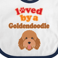 thumbnail image 4 of Inktastic Goldendoodle Dog Quote Boys or Girls Baby Bib, 4 of 4