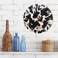 thumbnail image 3 of GZHJMY Cow Print Clock Silent Round Wall Clock Non Ticking Battery Device Clocks Creative Decoration Wall Clock for Living Room Bedroom Office Kitchen, 3 of 6