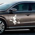 thumbnail image 3 of SPRING PARK Witch On Flying Broom Car Auto Sticker Bumper Window Laptop Halloween DIY Decal, 3 of 6