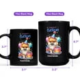 thumbnail image 4 of Happy Birthday Cute Puppy Pomeranian with Cake Gifts Party Hat Mug Pom Dog Lover Gifts Coffee Tea Cup - 00029, 4 of 4