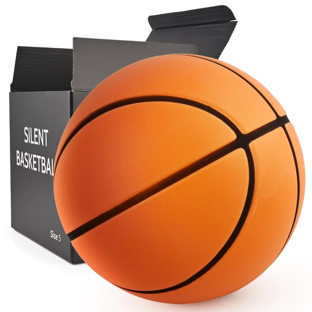 Balón de baloncesto silencioso ZLBZLB talla 5 de espuma suave de 70 cm