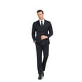 thumbnail image 6 of ETHAN Mens Suit Navy Blue Pinstripe Roaring 20s Costumes for Men Colourful Men's 3 Piece Suits S, 6 of 8