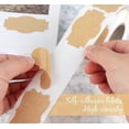 thumbnail image 3 of 300pcs Vintage Kraft Paper Labels, Blank Kraft Paper Stickers, Self Adhesive Kraft Paper Stickers 1 Roll, 3 of 5