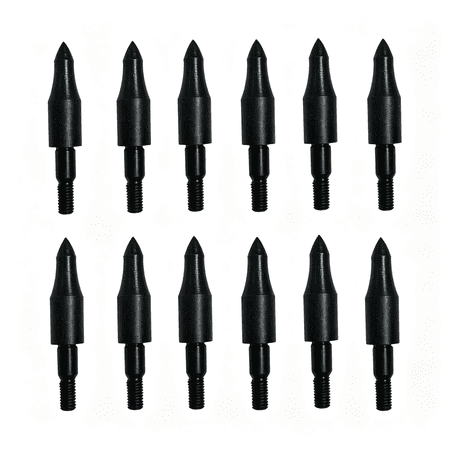 RIVONO 12Pcs High Field Points Crossbow Arrow Tips for Bow and Arrow Target Practice Screw-In Bullet Points for 5/16 Arrows Hunting Archery Target &Amp; Accessorie
