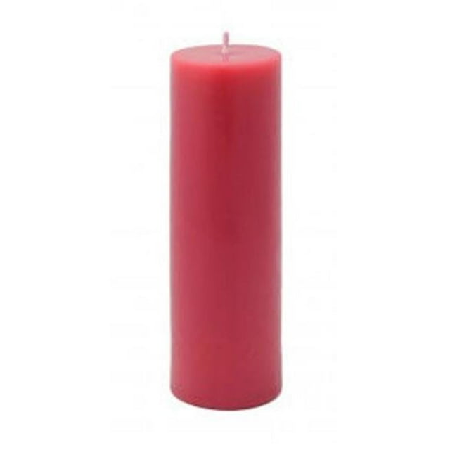 Zest Candle CPZ-114-24 Bougie Pilier Rouge 2 x 6 Po -24 Pcs-Case - en Gros