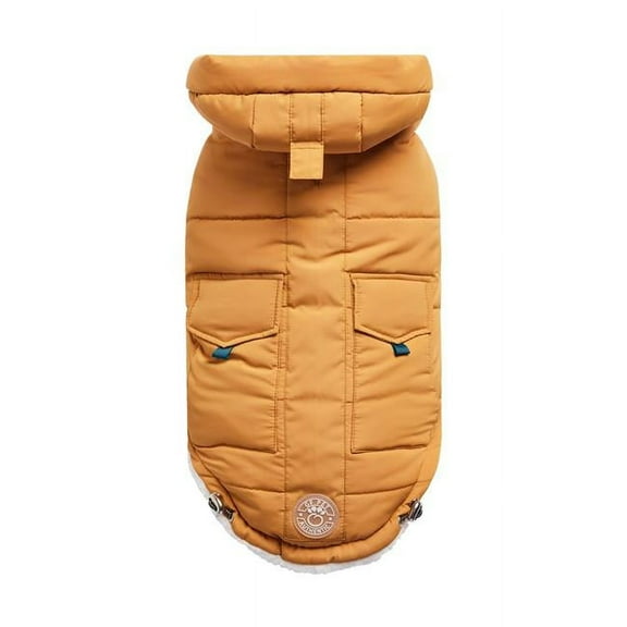 GF Pet GJ468F2-YE-2XS Super Puff Parka Coat, Yellow - 2XS