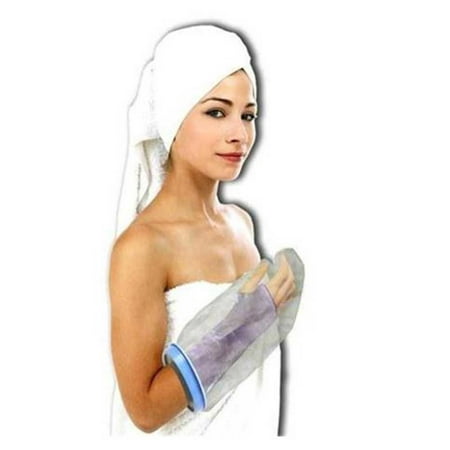 Bell-Horn Aqua Armor Cast and Bandage Protector 30102 Long 1 Each, Transparent/Blue