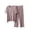 Khaki B, variant on Stamzod 2 Piece Pajamas for Women Set Short Sleeve Pajamas T Shirts and Pants Crewneck Pjs Set Soft Loose Sleepwear Dark Gray B XXL