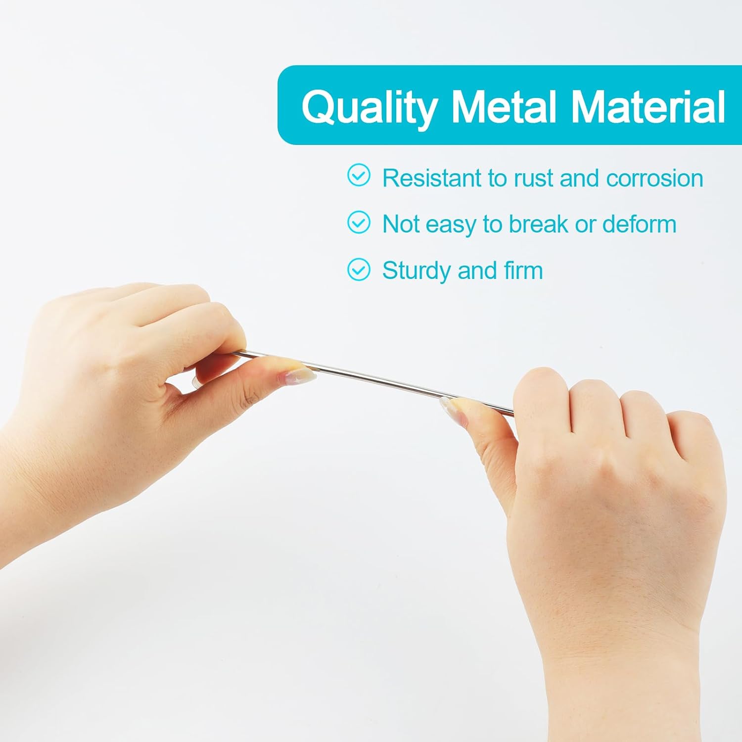 10 Pcs Professional Upholstery Needle, Long Sewing Needles 3"/4"/5"/6"/7"/8"/10"/12" Length, Large Eye Long Straight Upholstery Hand Needles for Home Quilting, Stitching, Crafting