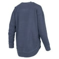 thumbnail image 3 of Women's Pressbox Navy Penn State Nittany Lions Westin Poncho V-Neck Pullover Sweatshirt, 3 of 3