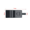 thumbnail image 2 of 2x Replacement Door Lock Knobs Interchangeable Part Easy Installation Black for CHEVROLET for GMC SIERRA, 2 of 9