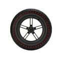 thumbnail image 2 of Electric Scooter Tire Hub Set, Shock Resistance Flexible Adjustment Anti Slip High Strength Electric Scooter Rear Tire  For Different Road Conditions Red, 2 of 8